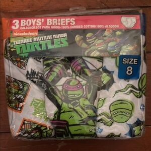 Nickelodeon Teenage Mutant Ninja Turtles Boys' Briefs - Green and White